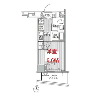 東京都品川区南品川5【マンション】の間取り