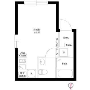 東京都江東区北砂2【マンション】の間取り