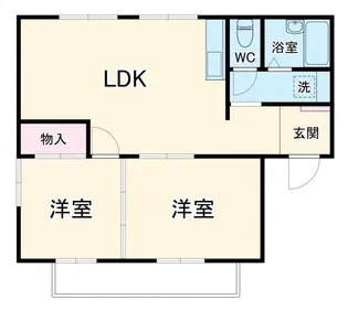倉賀野レジデンス【2階】の間取り