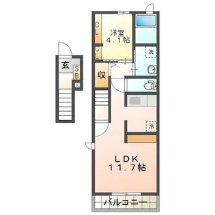 グレイス YT【2階】の間取り