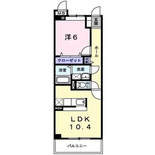 ローレル【3階】の間取り