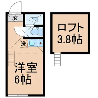 神奈川県横浜市保土ヶ谷区仏向町【アパート】の間取り