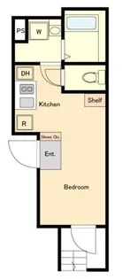 HW.HILLS(幡ヶ谷)【1階】の間取り