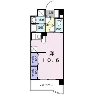 ヴィラコート・ラ・セーヌ【5階】の間取り