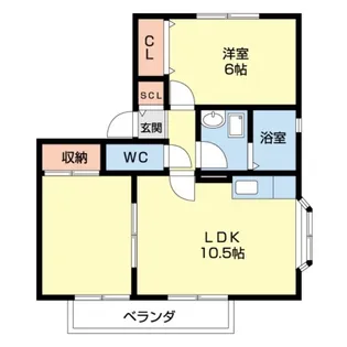 Le Couple【1階】の間取り