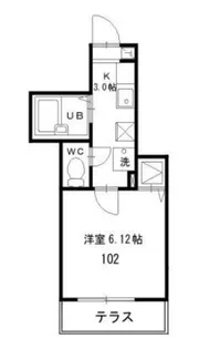 ジュネス【1階】の間取り