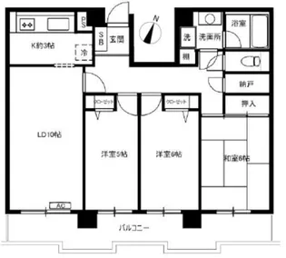 ファミリオン本厚木【2階】の間取り