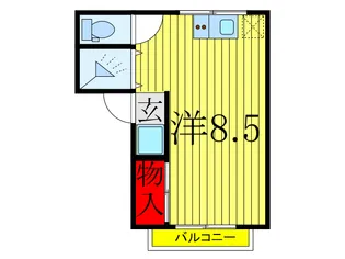 メゾンエスポワール【2階】の間取り