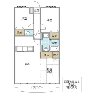プレジデントヒル【4階】の間取り