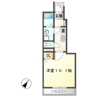 フローラル【1階】の間取り