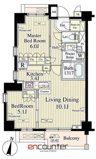 ル・シュクレ永福【2階】の間取り