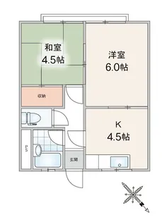 グランドールマンション【3階】の間取り