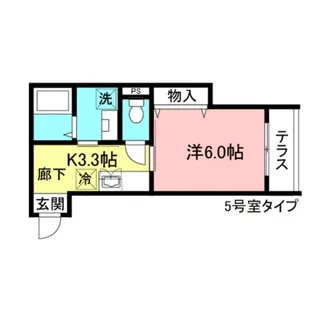 東京都目黒区中目黒5【マンション】の間取り