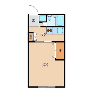 レジデンス桜山【1階】の間取り