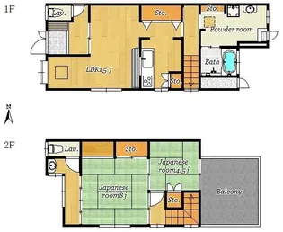 熊本県熊本市中央区横手1【一戸建】の間取り