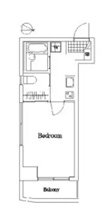 スカイコート新宿曙橋【3階】の間取り