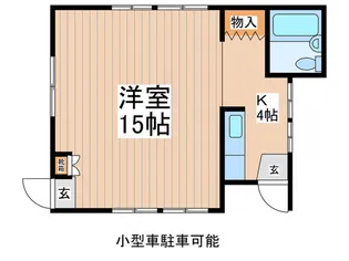 ハイツポーラリス【1階】の間取り