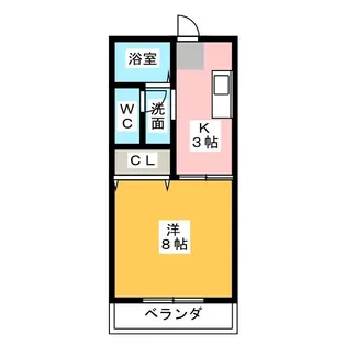 メゾンリベール A【1階】の間取り