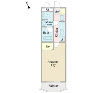 シャン・フィーネ【2階】の間取り