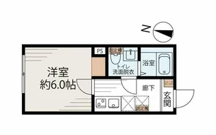 ホワイトキューブ若宮【3階】の間取り