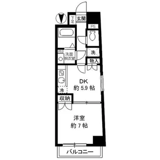 パルウッド両国【3階】の間取り