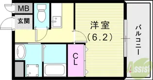 さくらハイツ【2階】の間取り