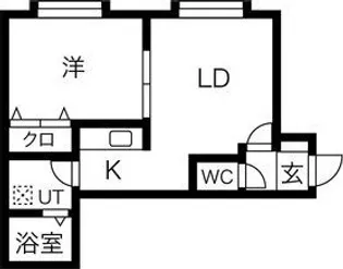 ノースリーフ【2階】の間取り