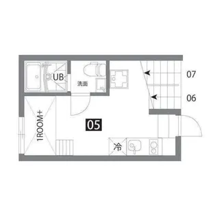 カラスヤマテラスN【1階】の間取り