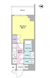 サイクラメント鷺宮【3階】の間取り