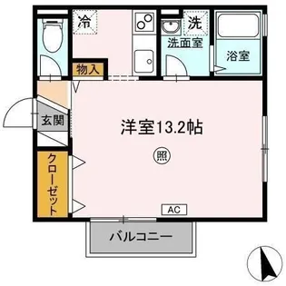 イーグルス・アイ B棟【2階】の間取り