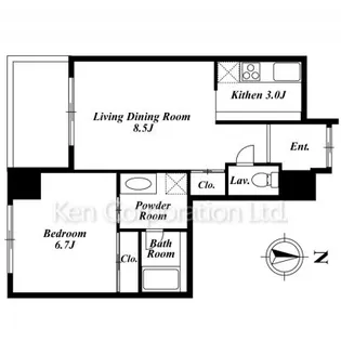 代官山プラザ【7階】の間取り