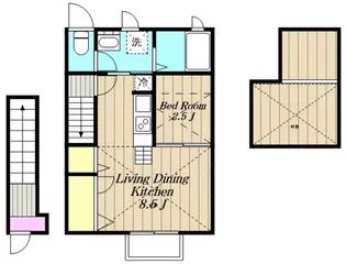ルミエール(玉川学園5)【2階】の間取り