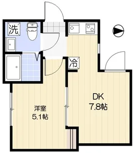 グロリア小岩【1階】の間取り