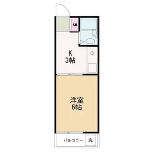 アスパイア中村橋【1階】の間取り