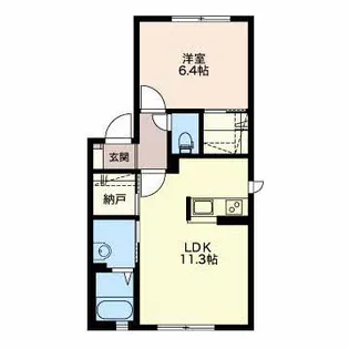 ドリームMJII【1階】の間取り