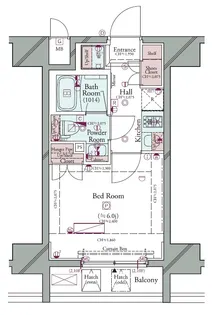 コンシェリア横濱関内【2階】の間取り