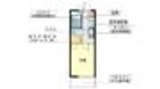 レオパレスルーチェ マーレ【4階】の間取り