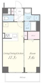 ブランエール戸越【5階】の間取り