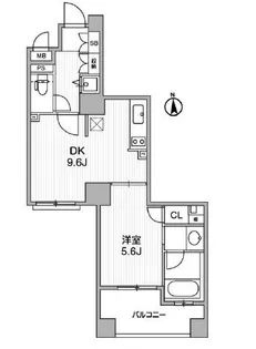 クリオ三田ラ・モード【5階】の間取り