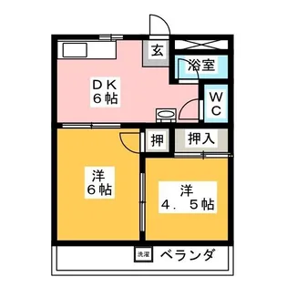 リーブルさかえ【4階】の間取り