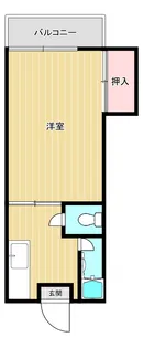 第一クラニシハイツ【2階】の間取り