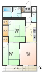 ニュー小山マンション【5階】の間取り
