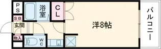 エスポワール大津和【5階】の間取り