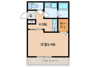 ベルツリー太閤【3階】の間取り