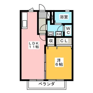 セフィラ権現谷B【2階】の間取り