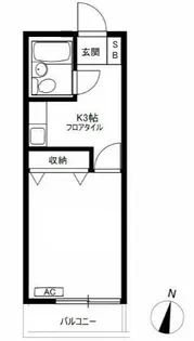 ユニバーサル用賀ハウス【1階】の間取り