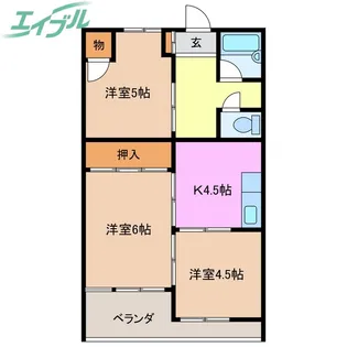 第一セントラルビル【4階】の間取り