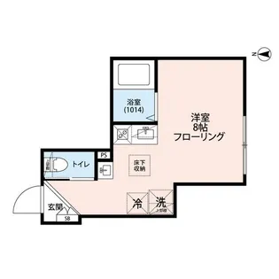クレアール町屋【2階】の間取り