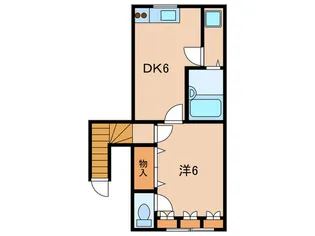 ウイング古屋パートII【3階】の間取り