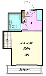 ハイツ669号館【2階】の間取り